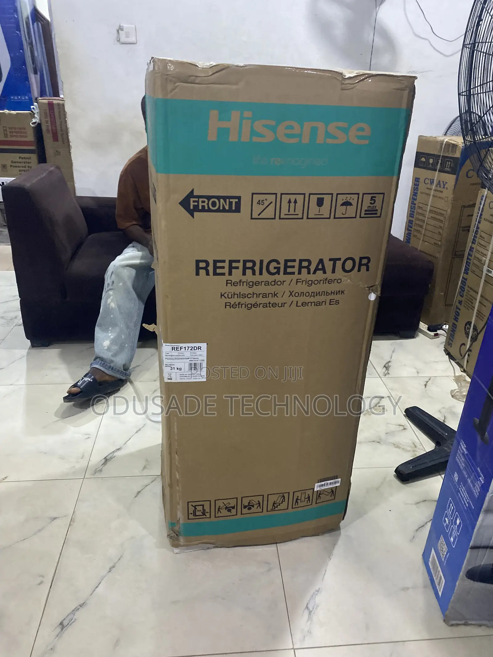 Hisense Ref172dr Refrigerator 124 Litres