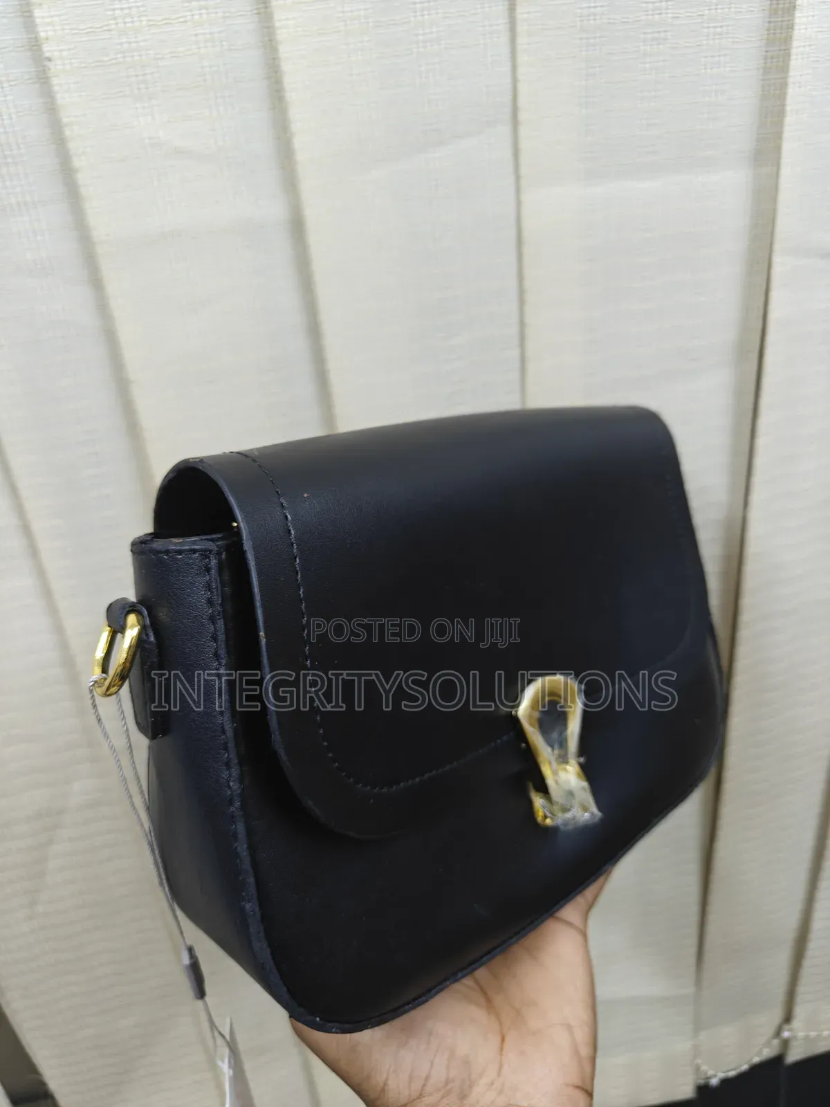 Black Flap Bag