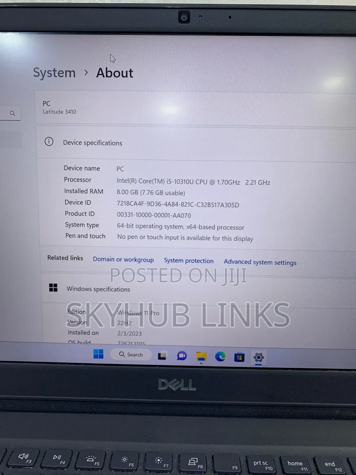 Laptop Dell Latitude 3410 8GB Intel Core i5 SSD 256GB