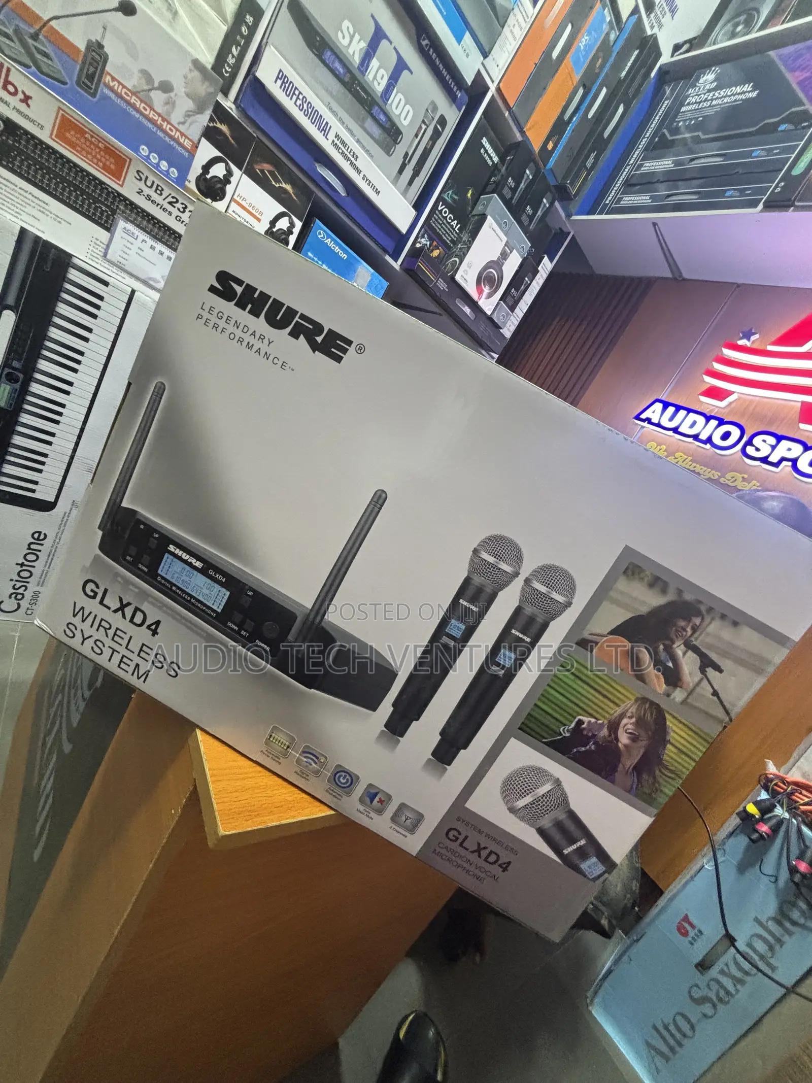 Shure Wireless Mic Glxd4