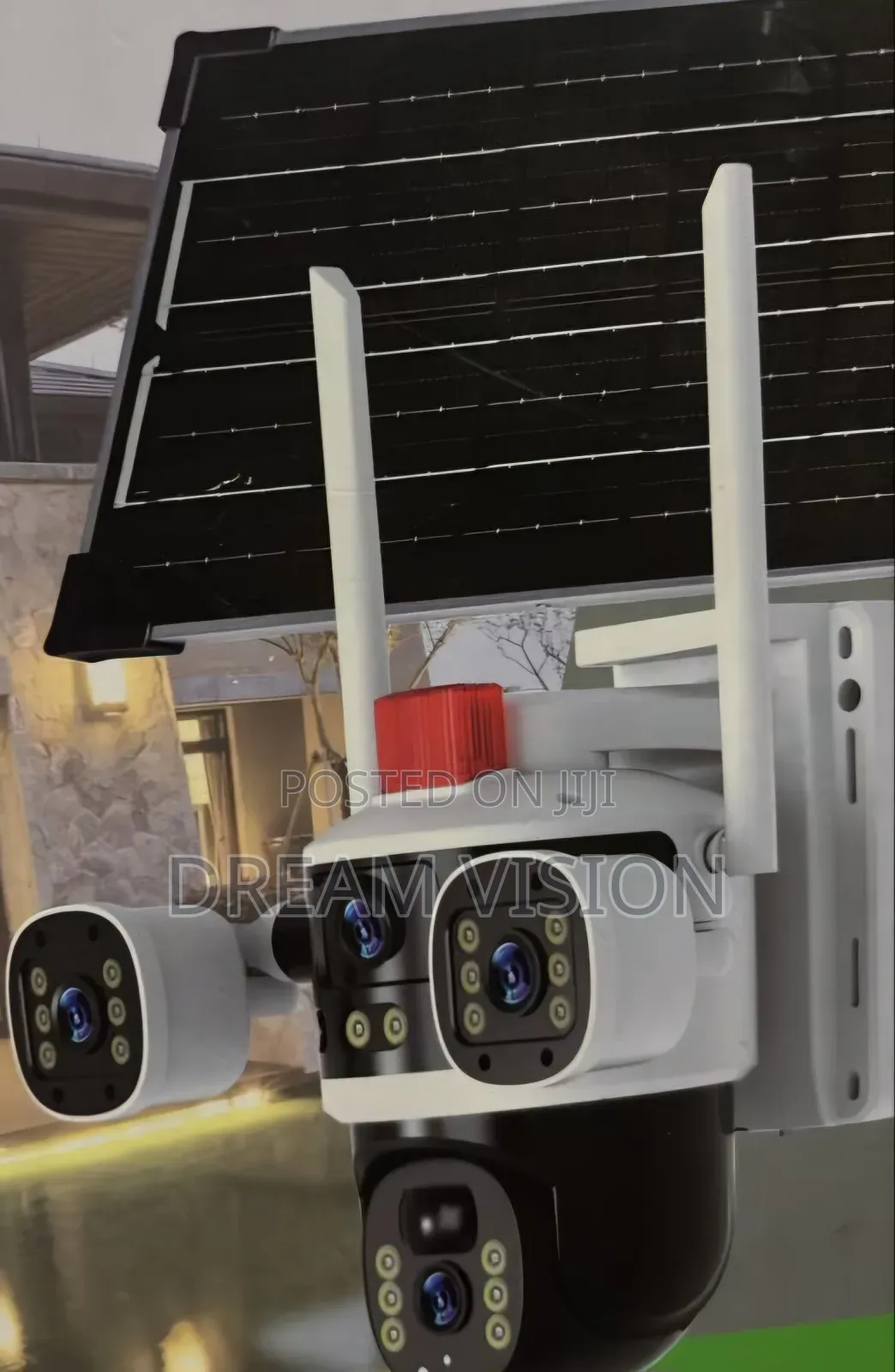 Intelligent Three Lens Solar Smart Camera