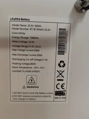 7.6kwh 25.6v Restar