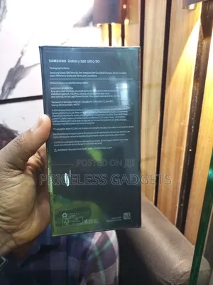 New Samsung Galaxy S20 Ultra 256 GB Black