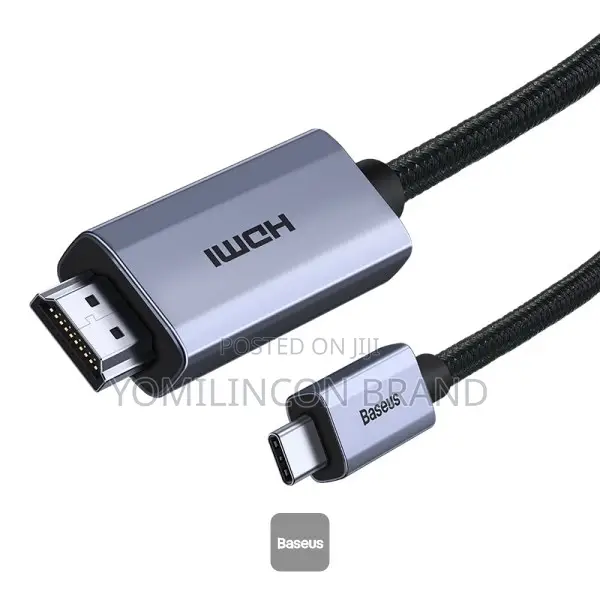 Baseus Type-C to Hdmi Adapter Cable 1m - Black