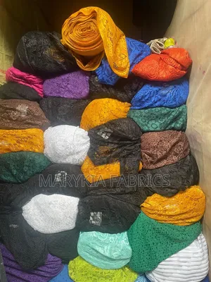 Embroidered Cord Lace Fabric