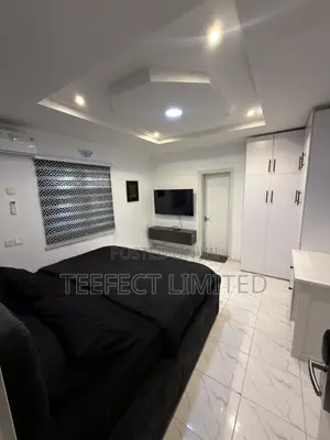 A Room Well Furnished With Toilet and Kitchen