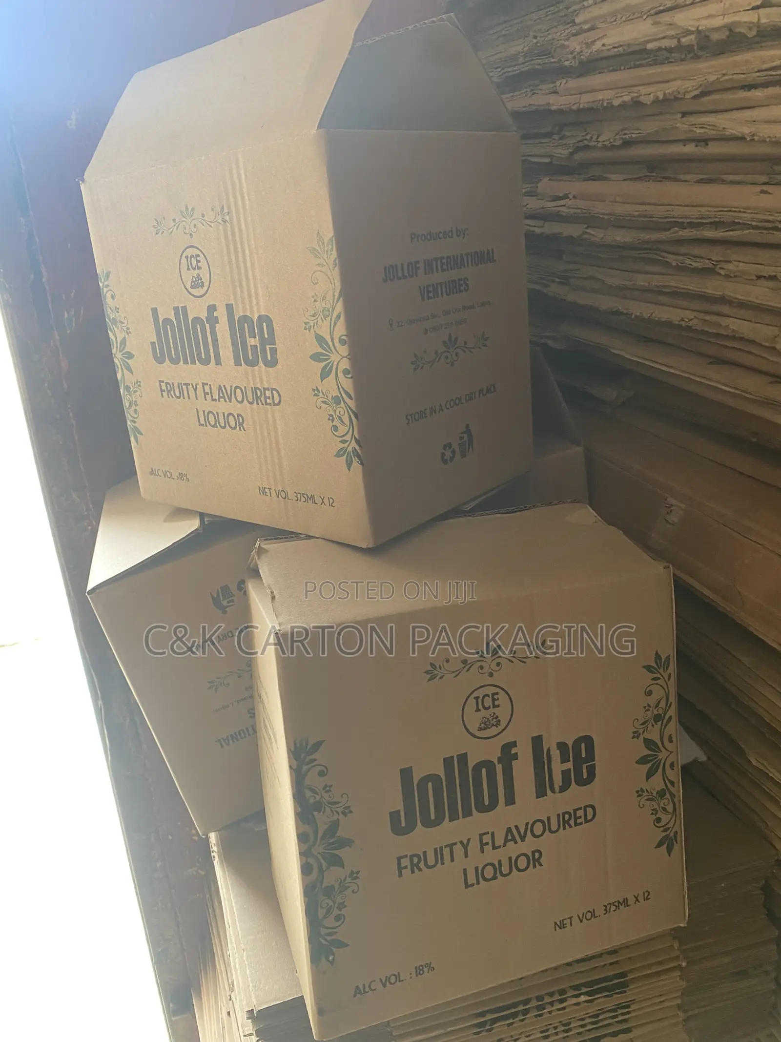 Two Colour Printed Carton Box