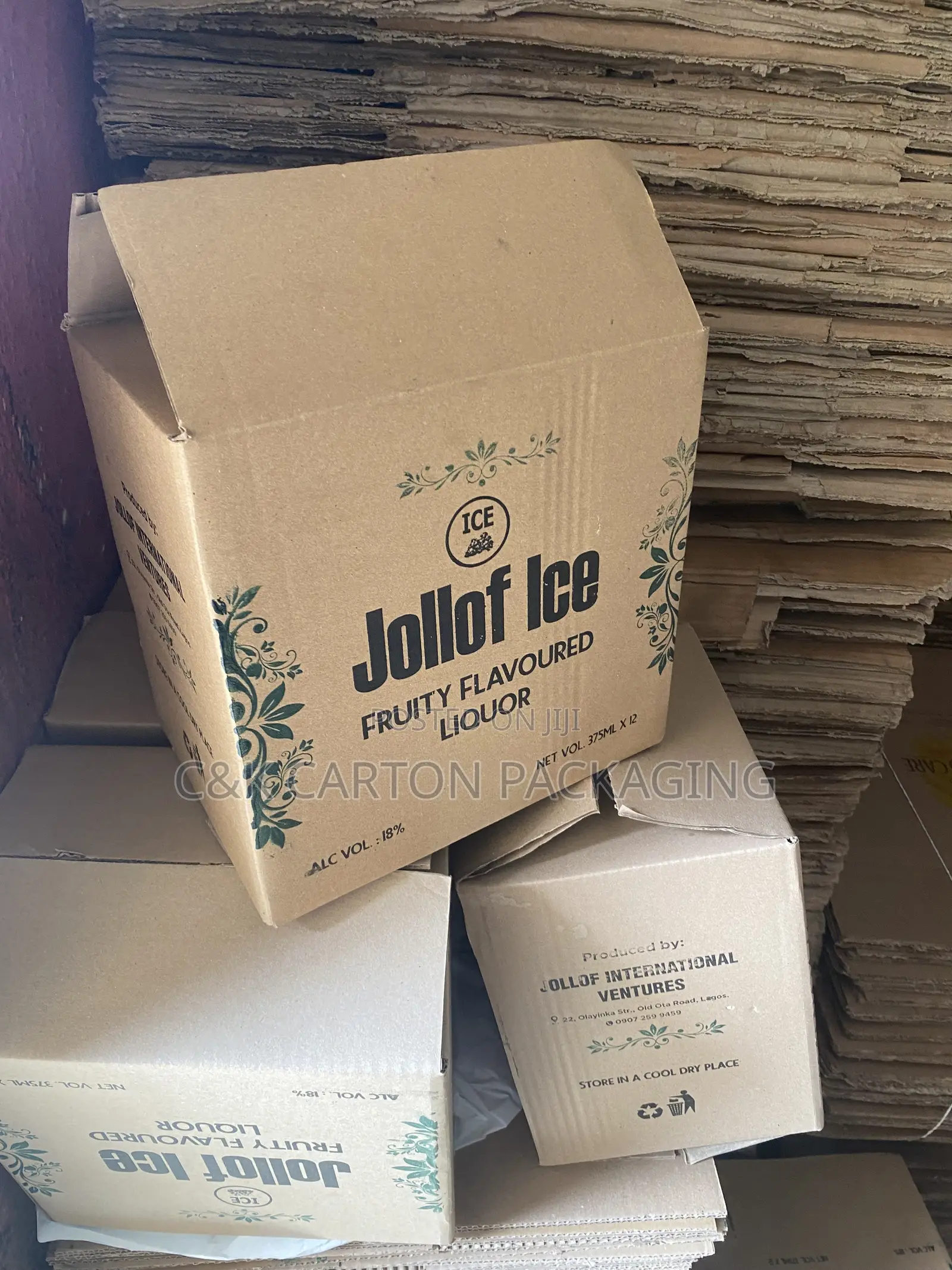 Two Colour Printed Carton Box