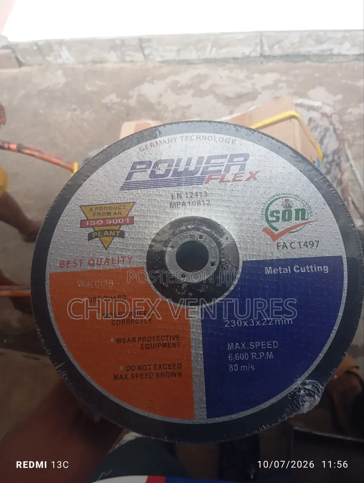 9 Inch Cutting Disc Power Flex
