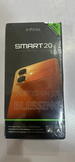 New Infinix Smart 20 64 GB Black