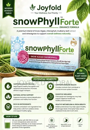 Snoephyllforte: Blood Health, Hemoglobin Support,Detox,Immune Support