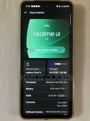 Realme C75x 128 GB Blue