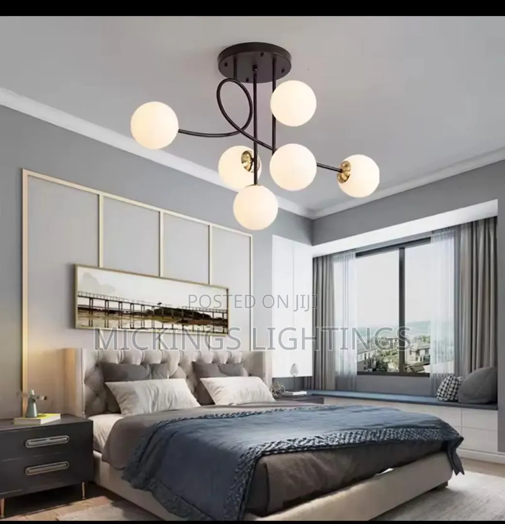 Modern Nordic Glass Ball Ceiling Chandelier