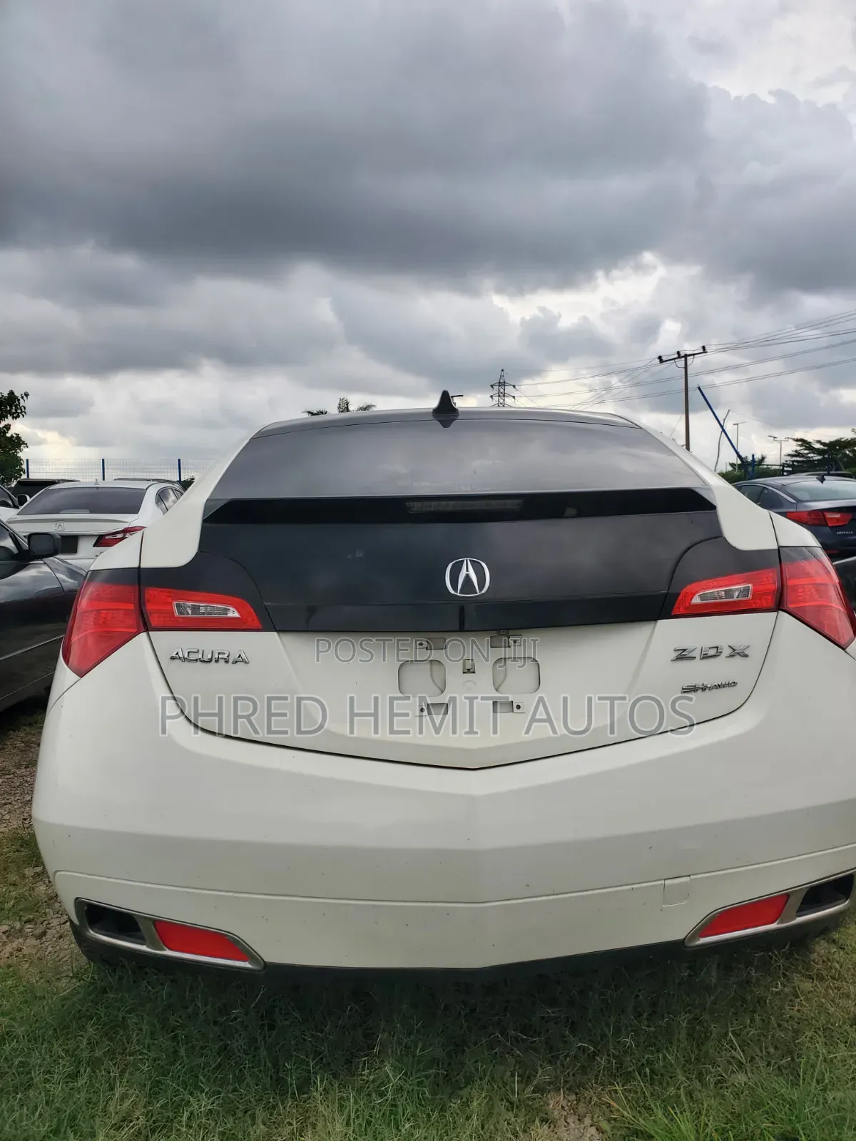 Acura ZDX Base AWD 2010 White