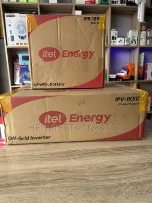 Itel 1.5kva Inverter and 1.2wh Lithium Battery.Both 12v System