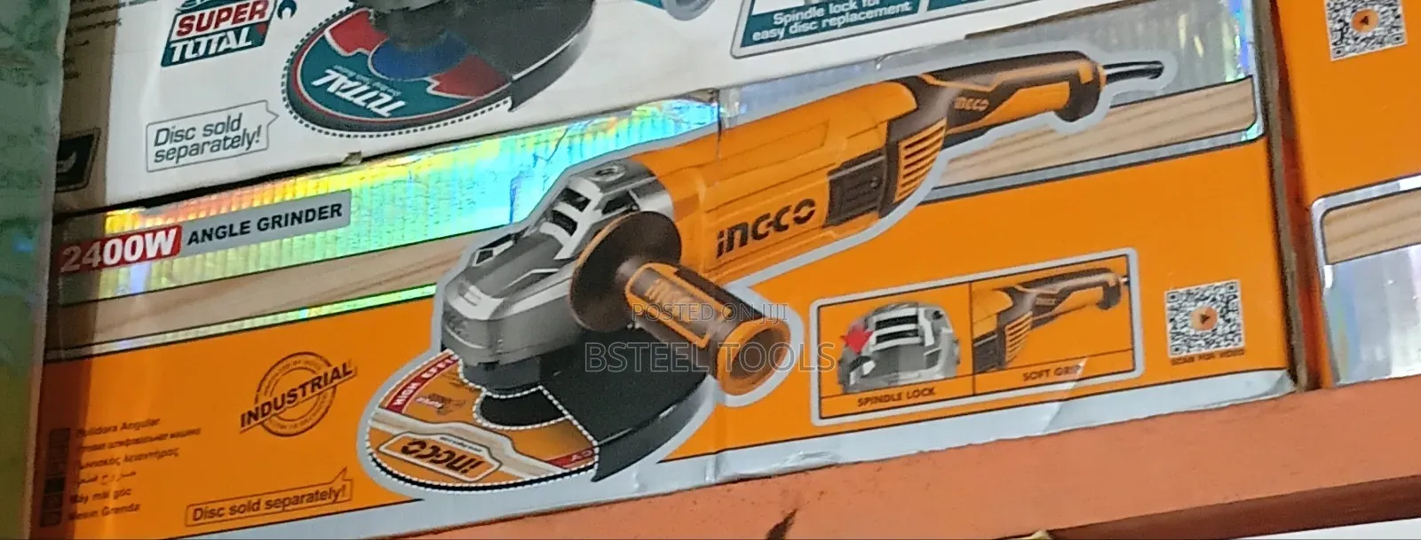 Ingco 2400w Electric Grinder – Heavy Duty Angle Grinder