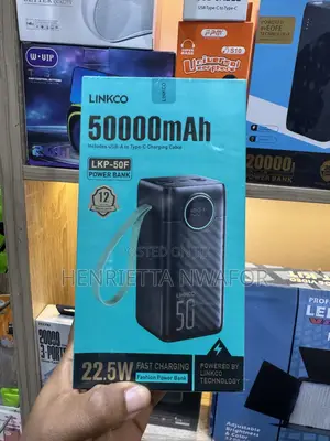 50000mah Linkco Power Bank With 22.5w Fast Charging