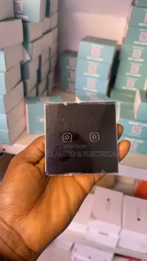 2 Gang Smart Switch Black