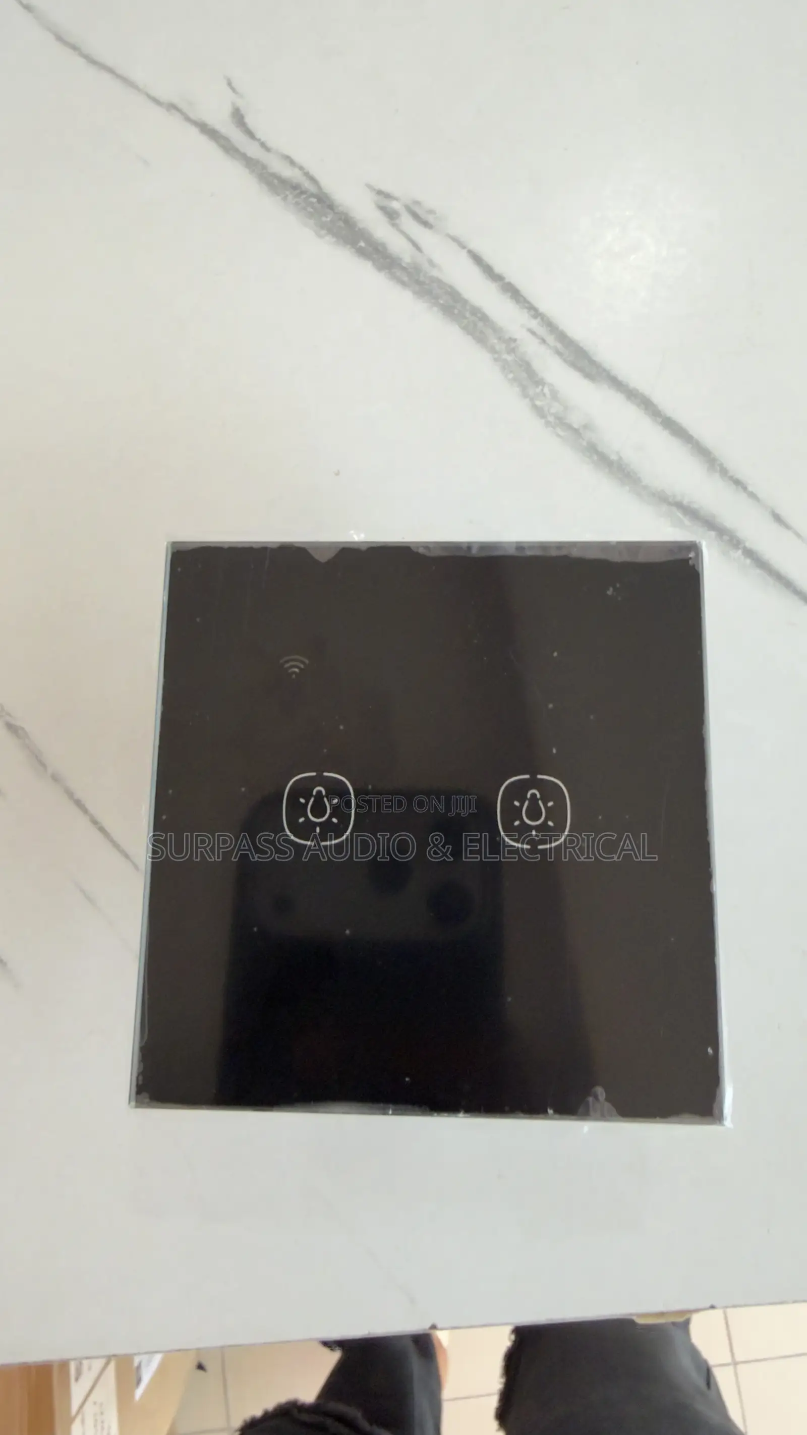 2 Gang Smart Switch Black
