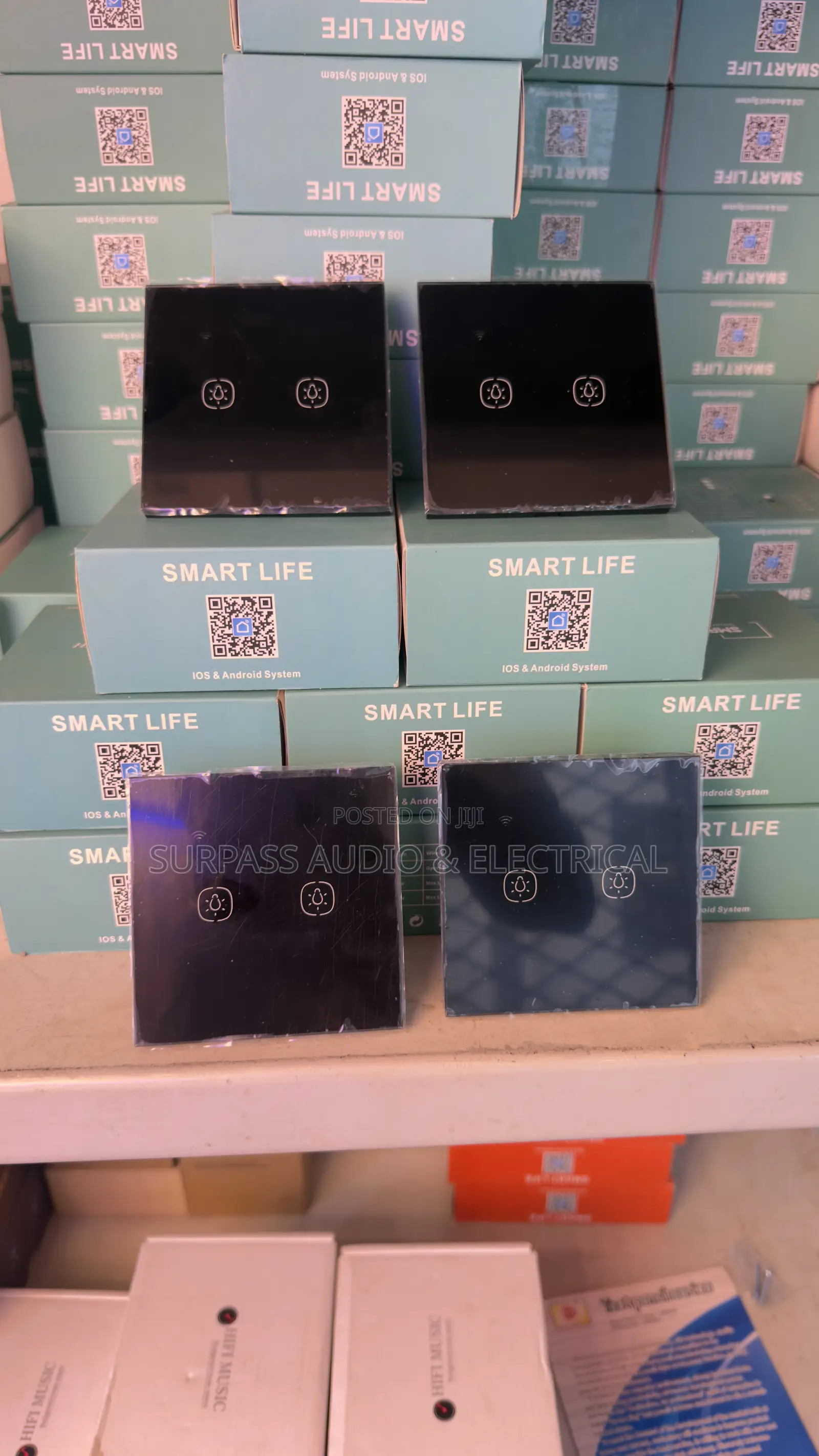 2 Gang Smart Switch Black