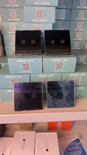 2 Gang Smart Switch Black