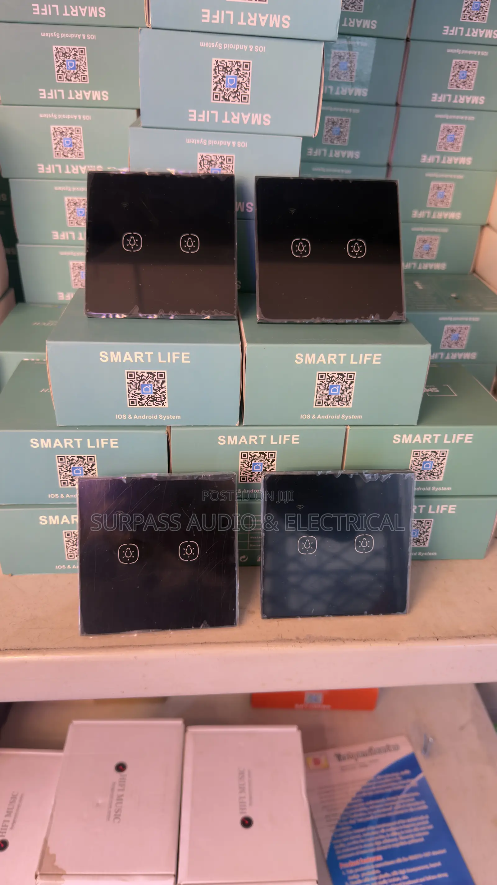 2 Gang Smart Switch Black