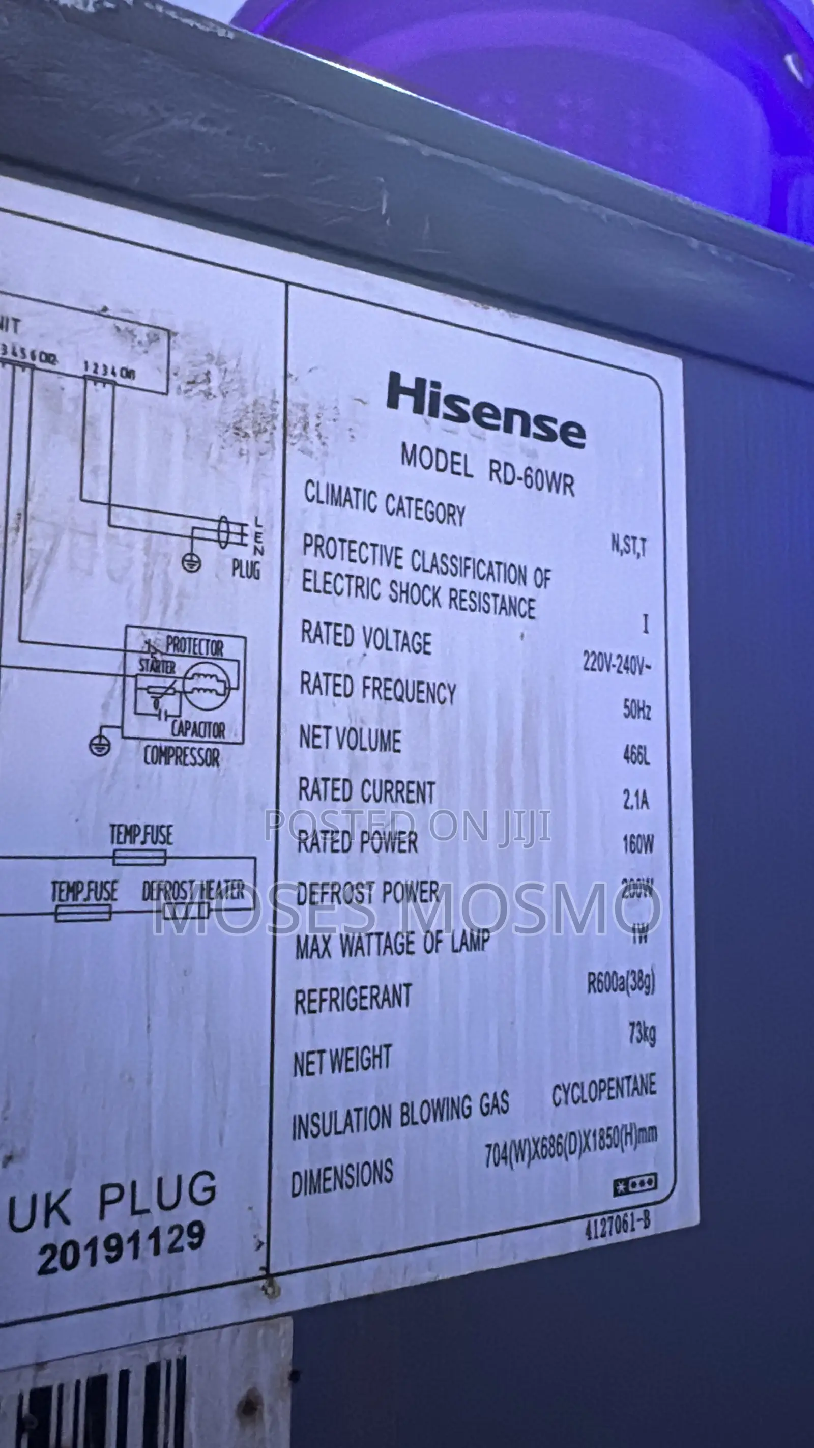 Hisense Fridge