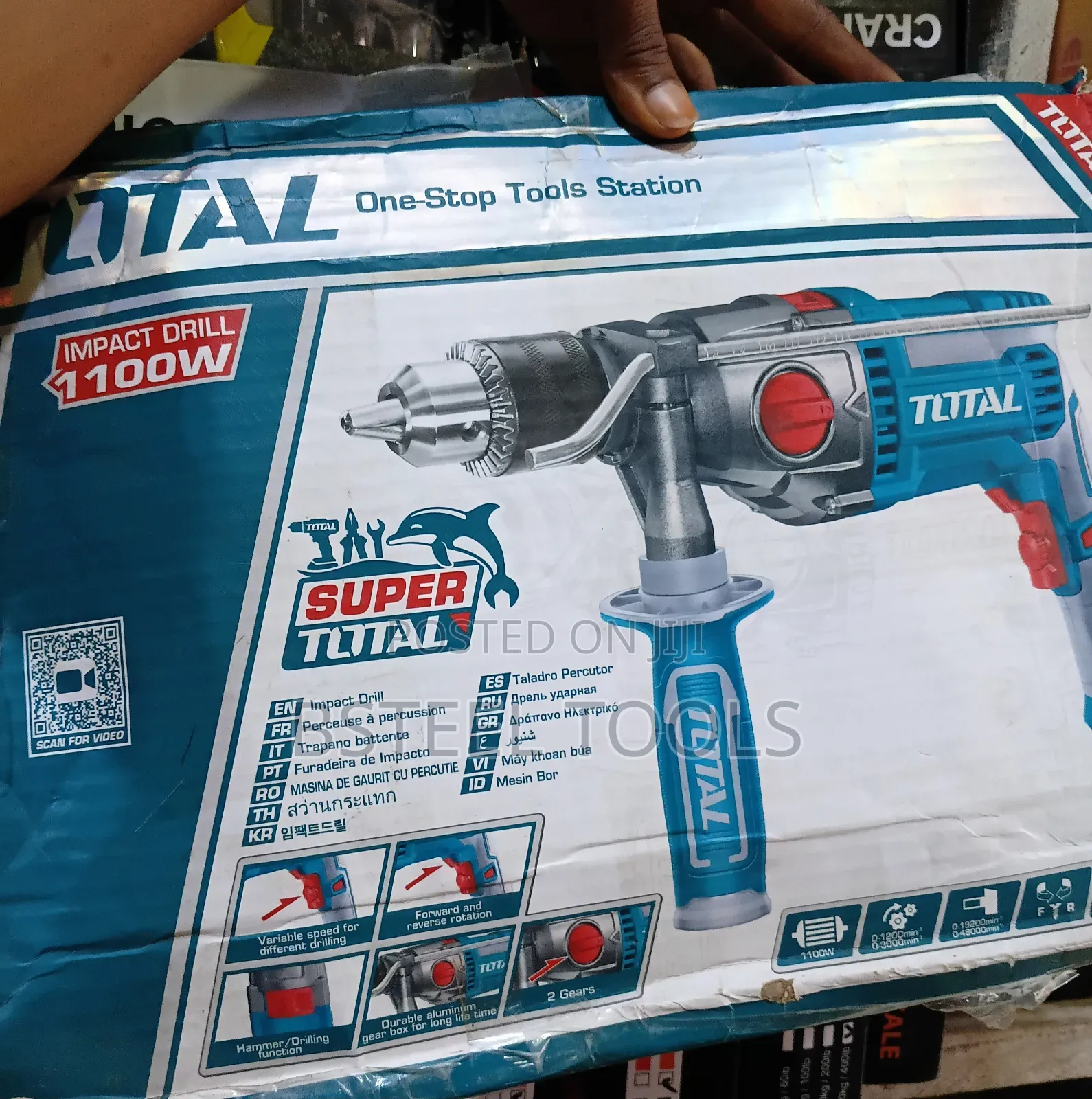 Total Electric Impact Drill – Heavy Duty Hammer Drill Machine
