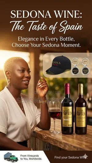 Sedona Dry Red Wine by 6 in a Carton From Spain