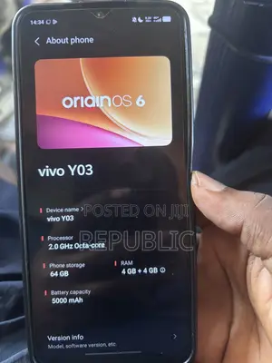 Vivo Y03 64 GB Green