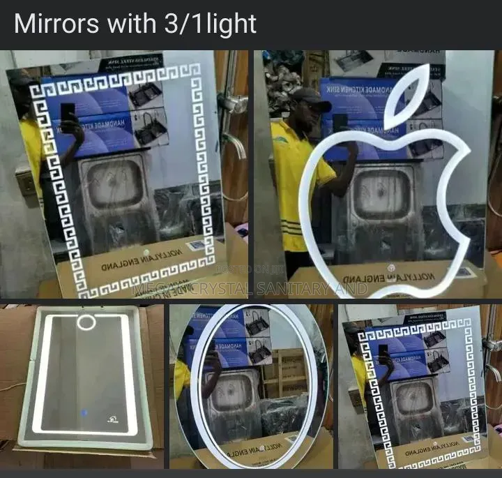3 Light Mirrors Available