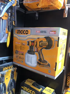 Ingco 20v Cordless Paint Spray Gun.