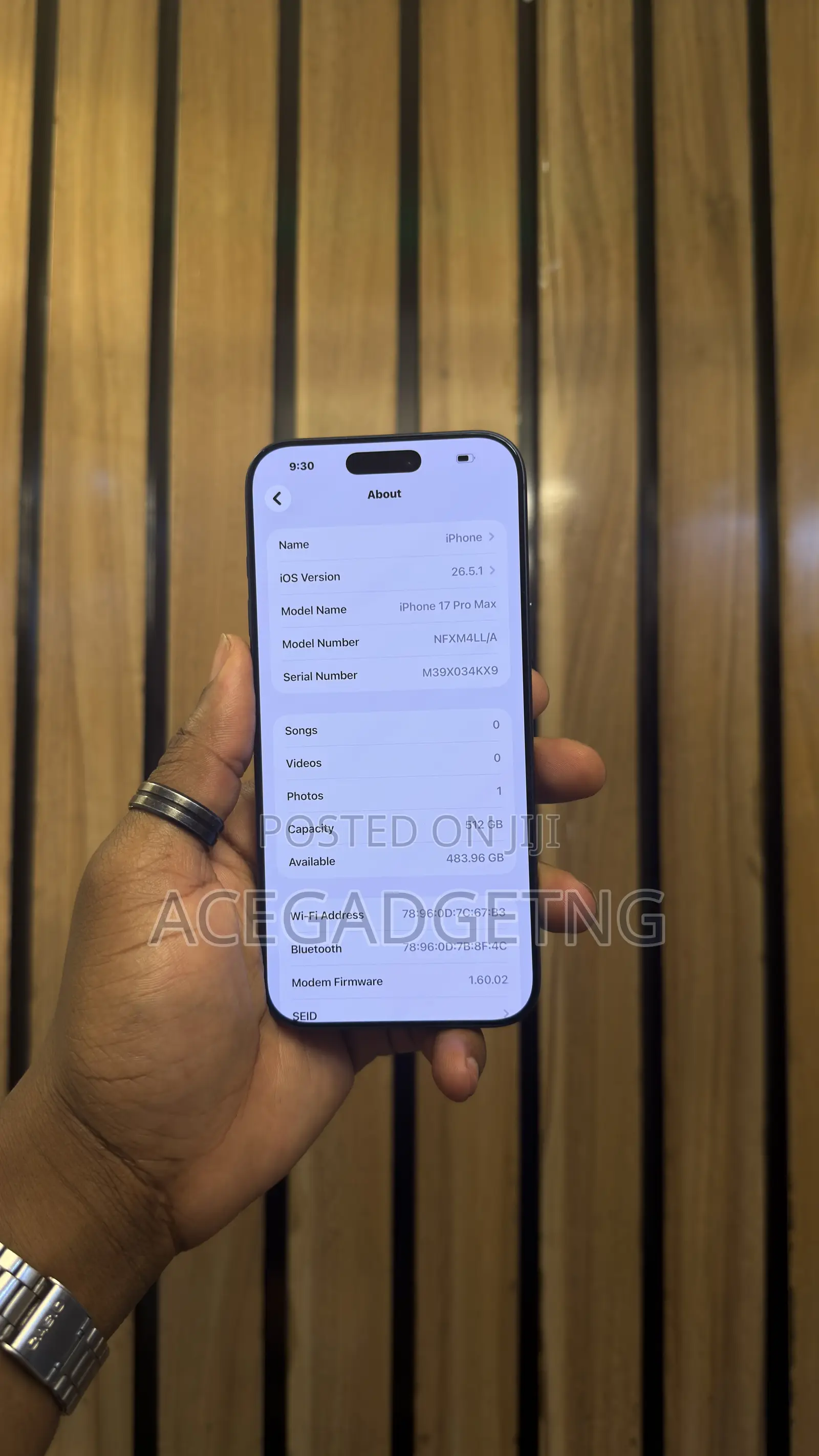 New Apple iPhone 17 Pro Max 512 GB Blue