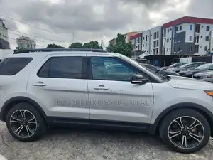 Silver Ford Explorer for Hire