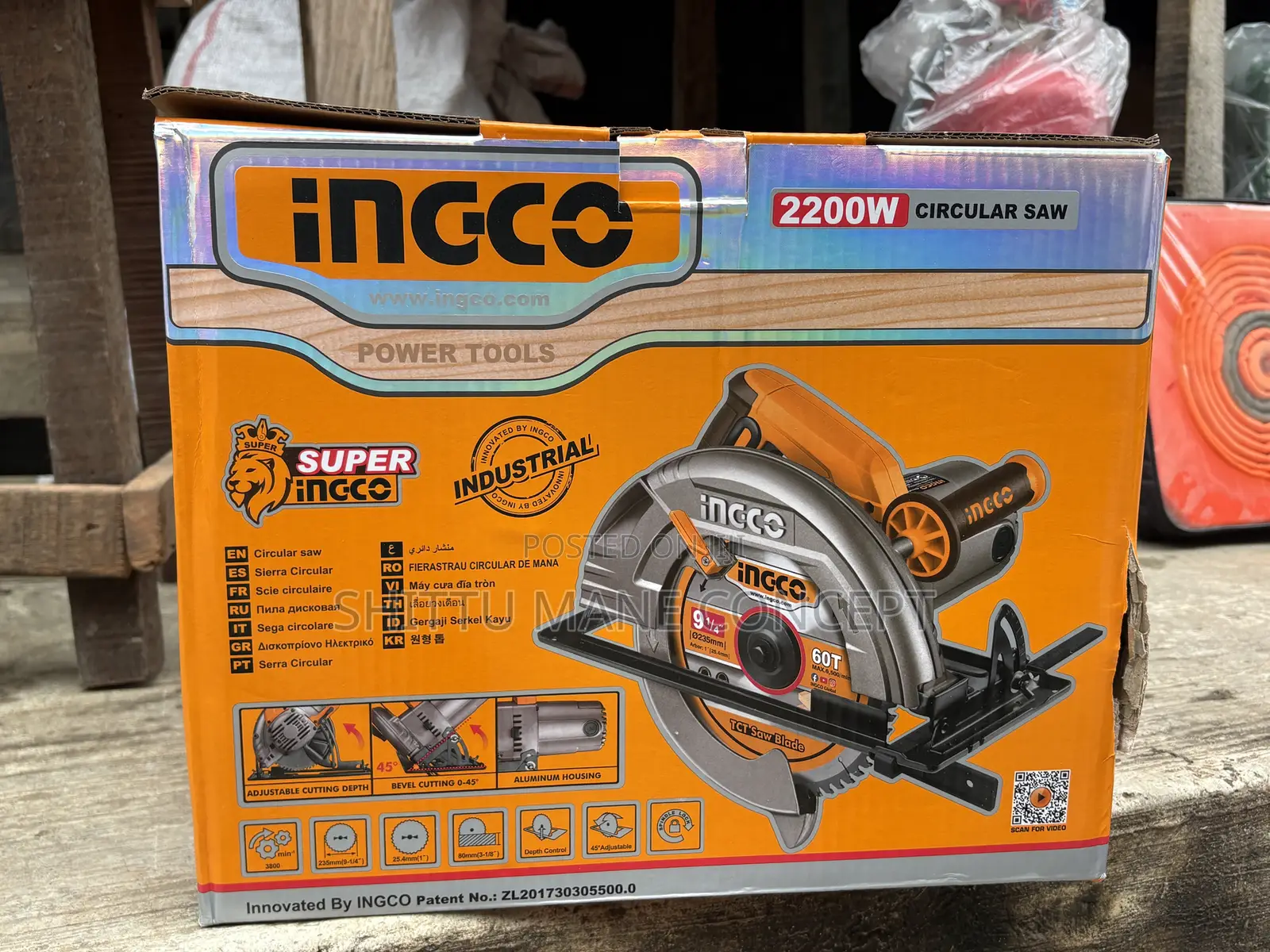 Ingco Circular Machine 300mm - 9 Inches
