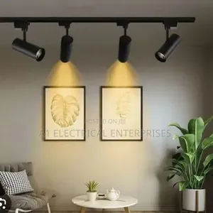 Fine Set of Track Lights 3 Colors Available in White Body Also
