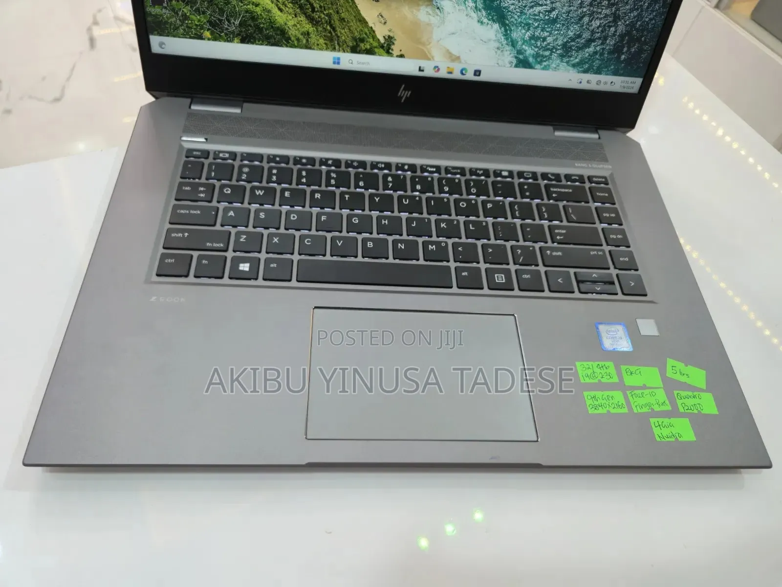 Laptop HP ZBook Studio 32GB Intel Core i9 SSD 1T