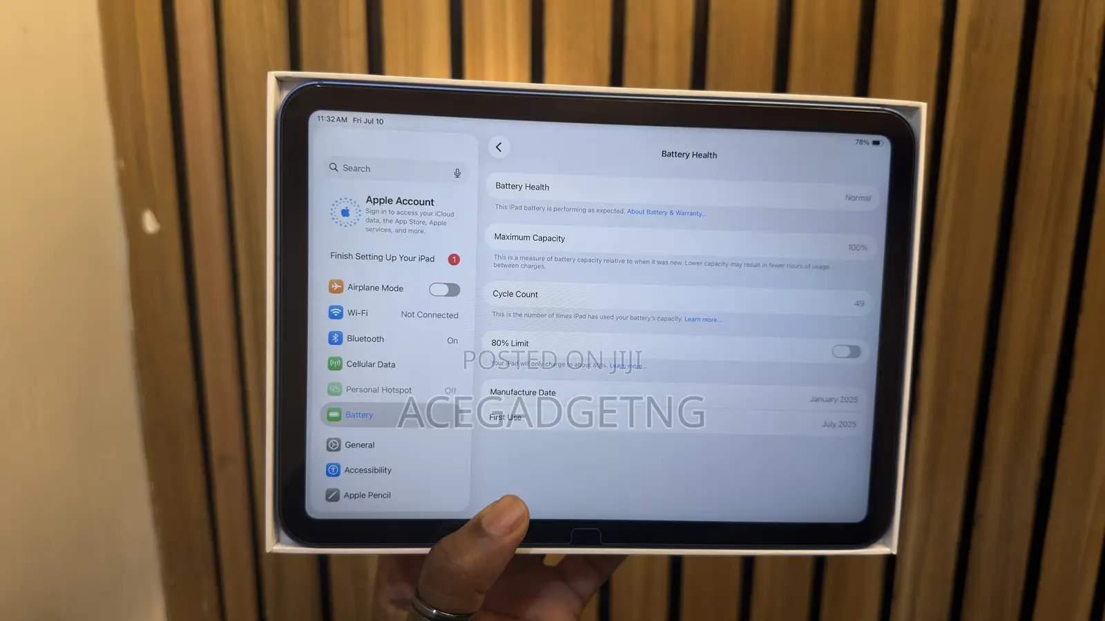 Apple iPad (2025) 256 GB Blue