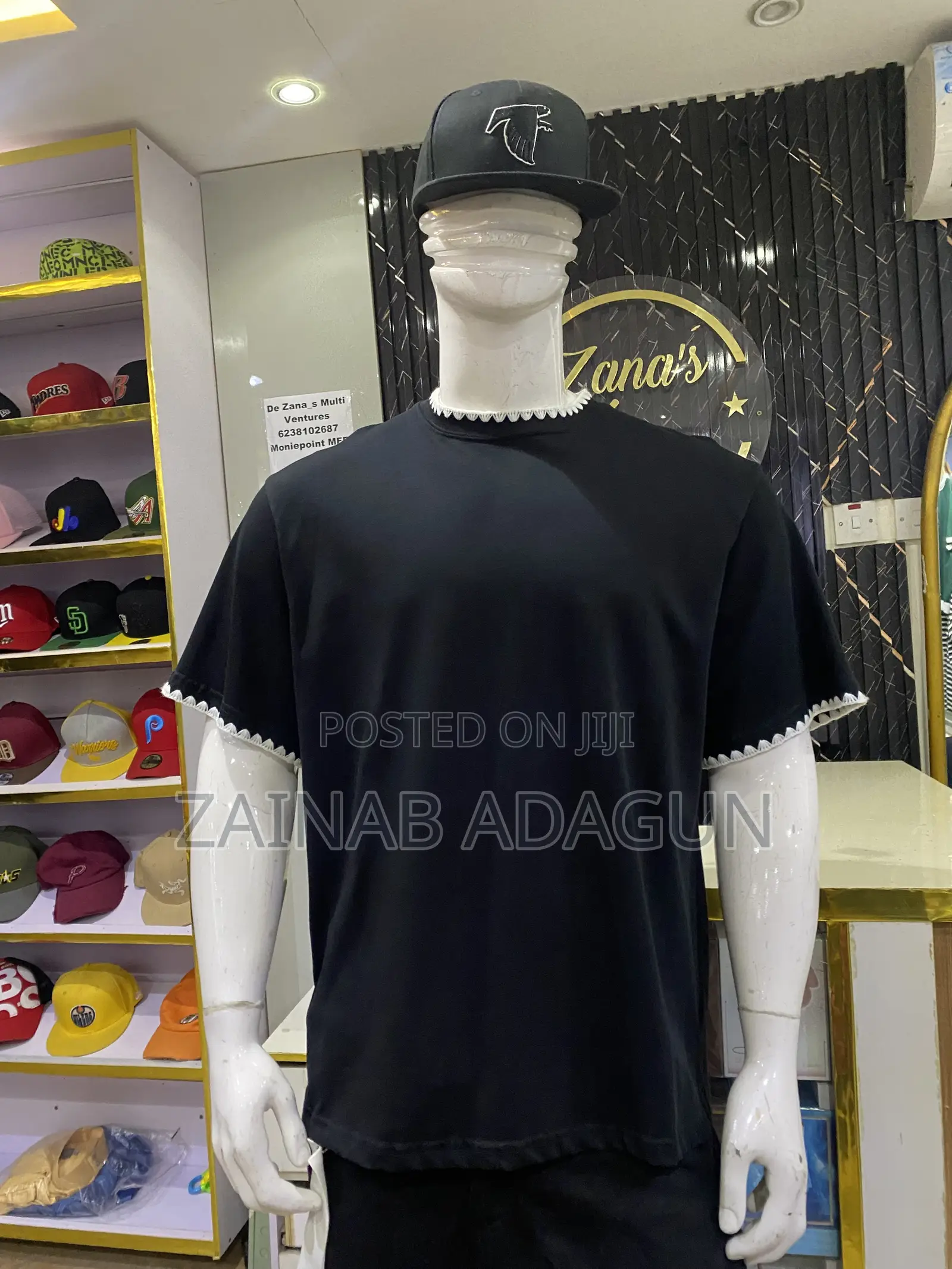 Black Round Neck Top Available