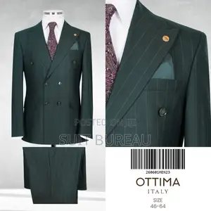 Men's Luxury Double Breasted 2 Piece Suit