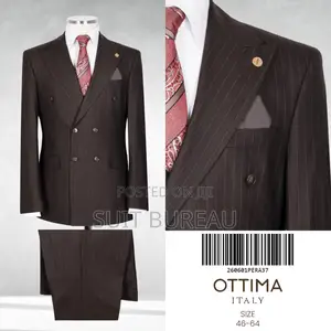 Men's Luxury Double Breasted 2 Piece Suit