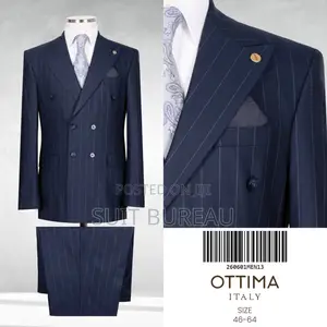 Men's Luxury Double Breasted 2 Piece Suit