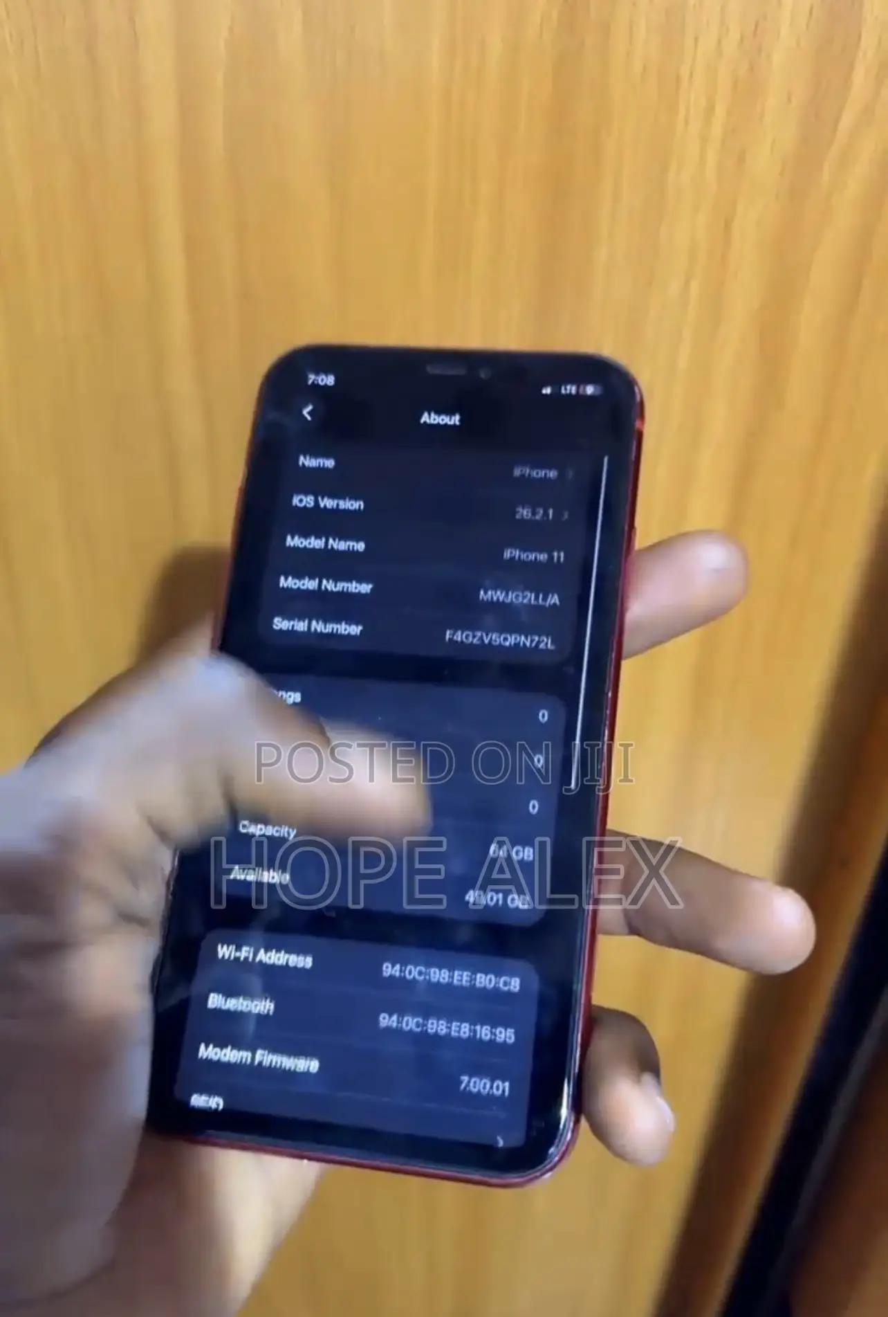 Apple iPhone 11 64 GB Red