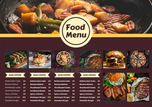 Food Menu Design