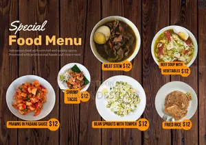 Food Menu Design