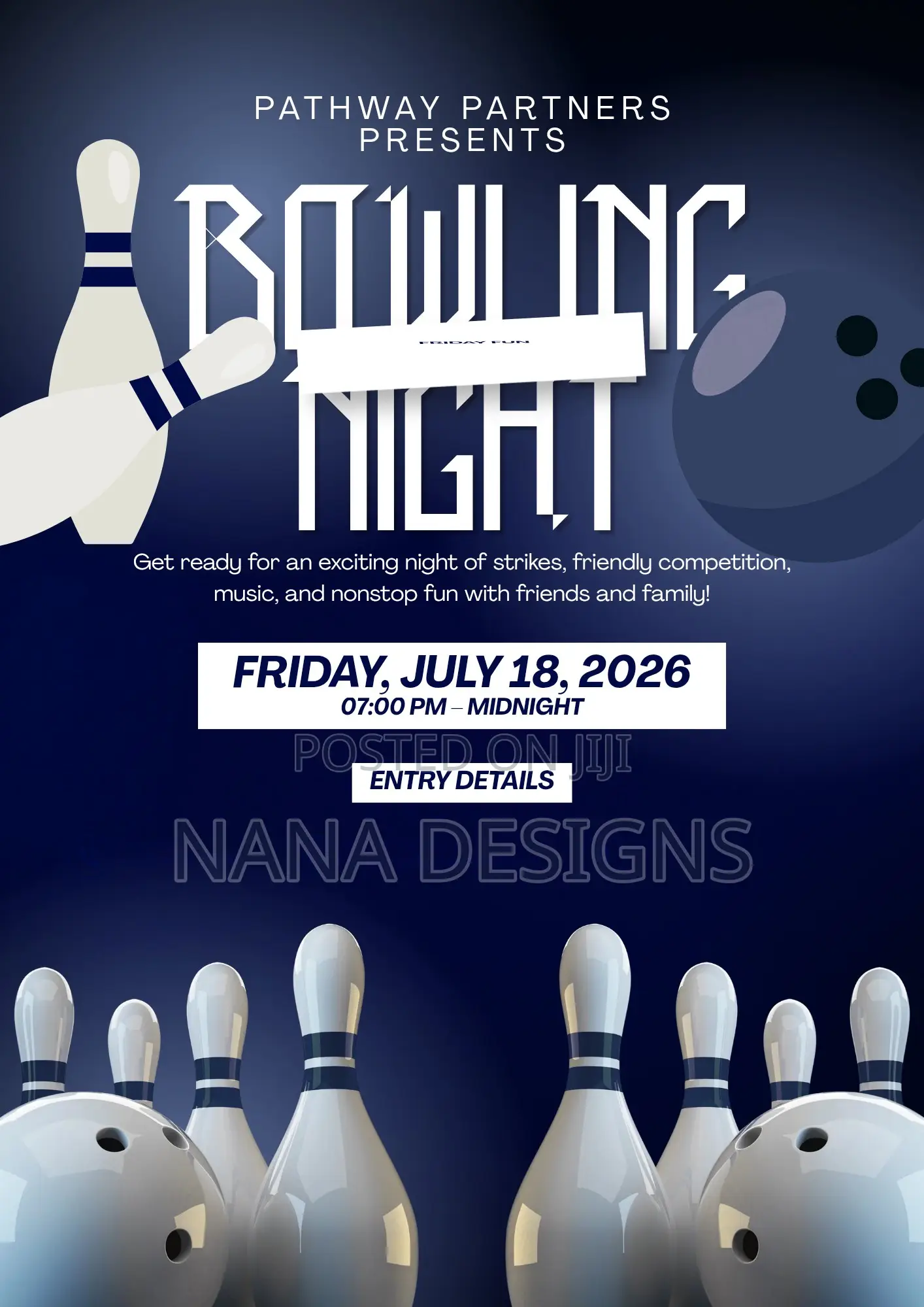 Event Flyer Design For Birthdays, Wedding And Celebration
