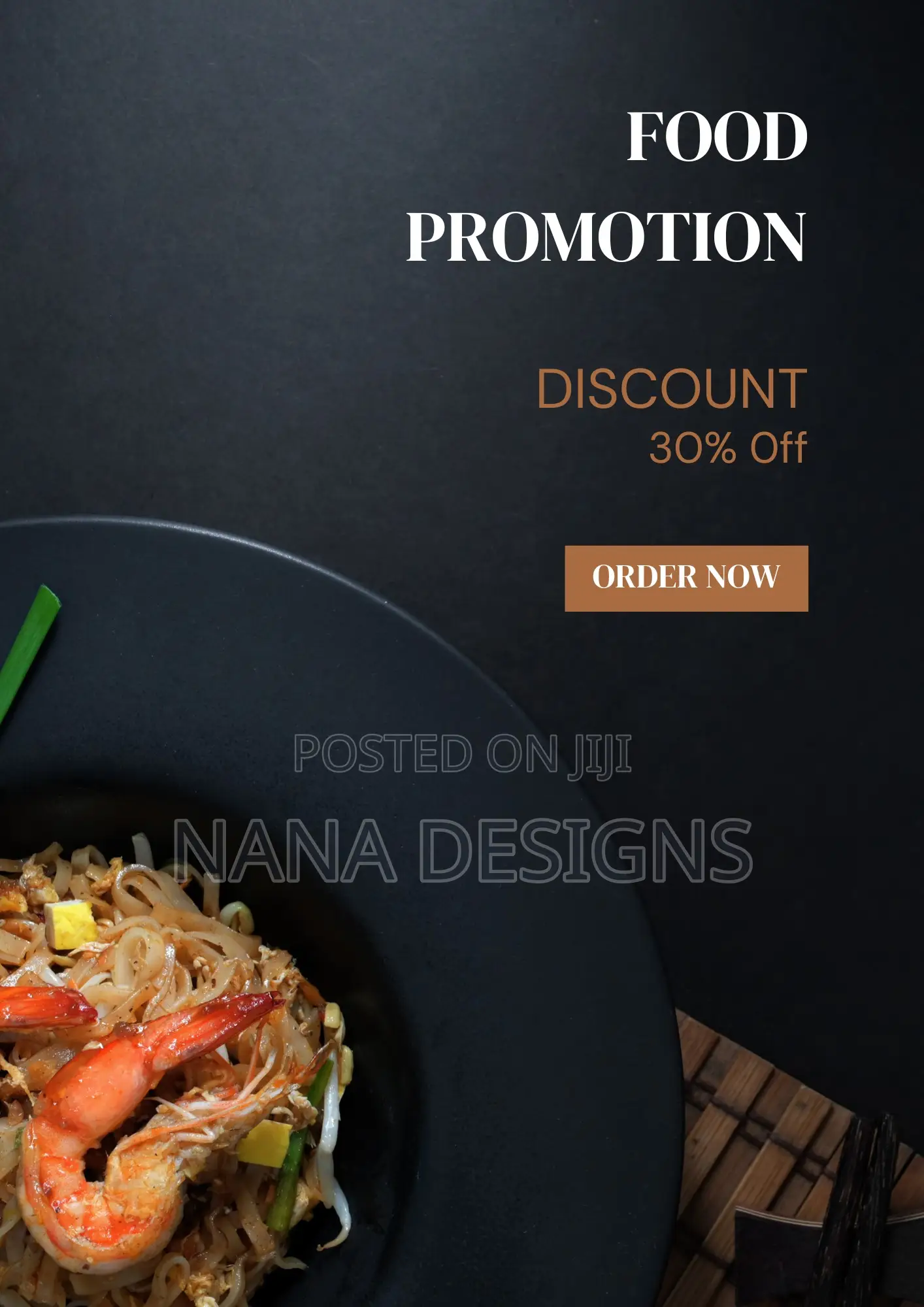Food Flyer Design for Restaurant, Vendors and Catering