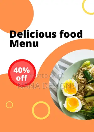 Food Flyer Design for Restaurant, Vendors and Catering