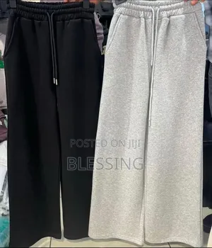 Plain Unisex Cotton Joggers
