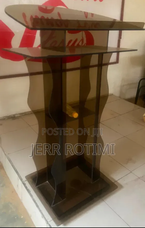 Brown Acrylic Church Pulpit/Lectern